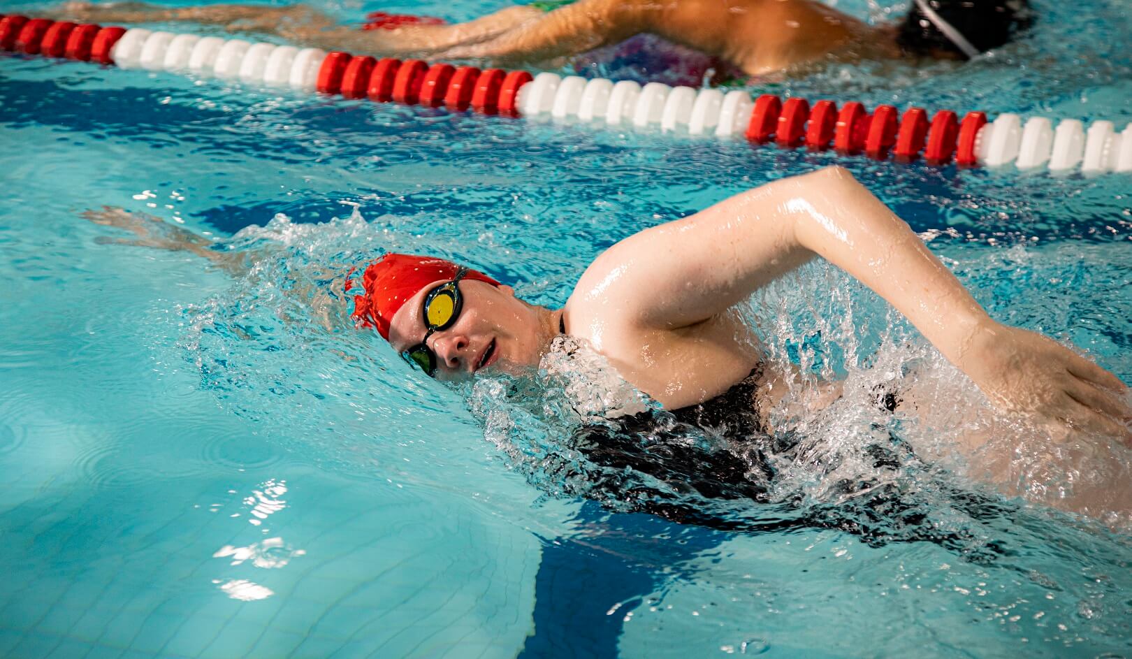 Woman swimming at YMCA Louisville Woman swimming at YMCA Louisville