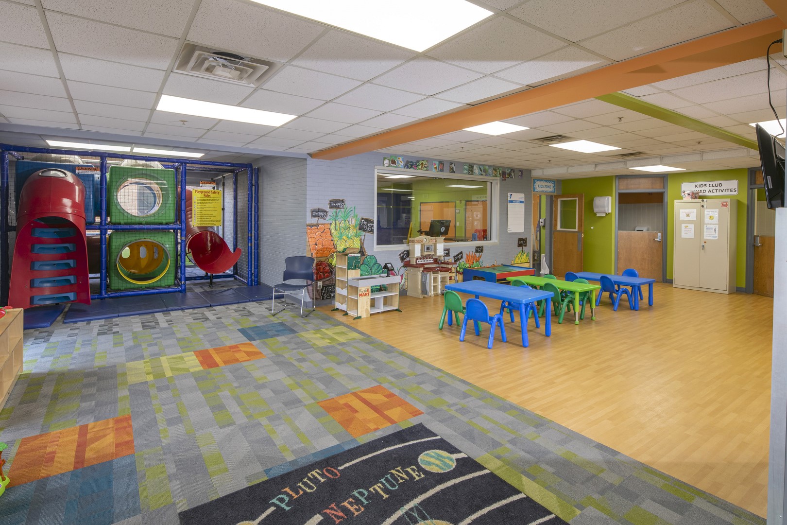 YMCA Louisville Clark County branch kids play area YMCA Louisville Clark County branch kids play area