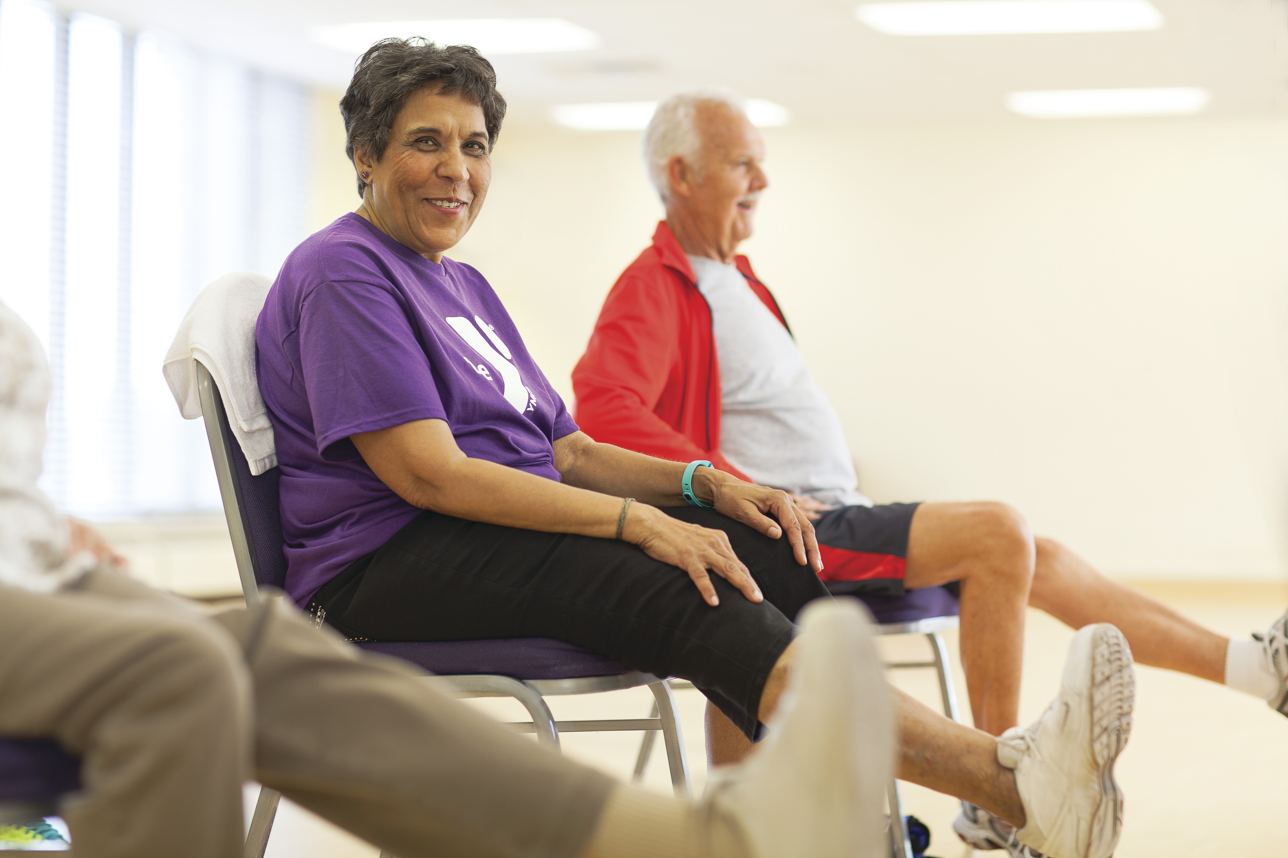 People in group fitness class during Smart Start fitness program at YMCA Louisville People in group fitness class during Smart Start fitness program at YMCA Louisville