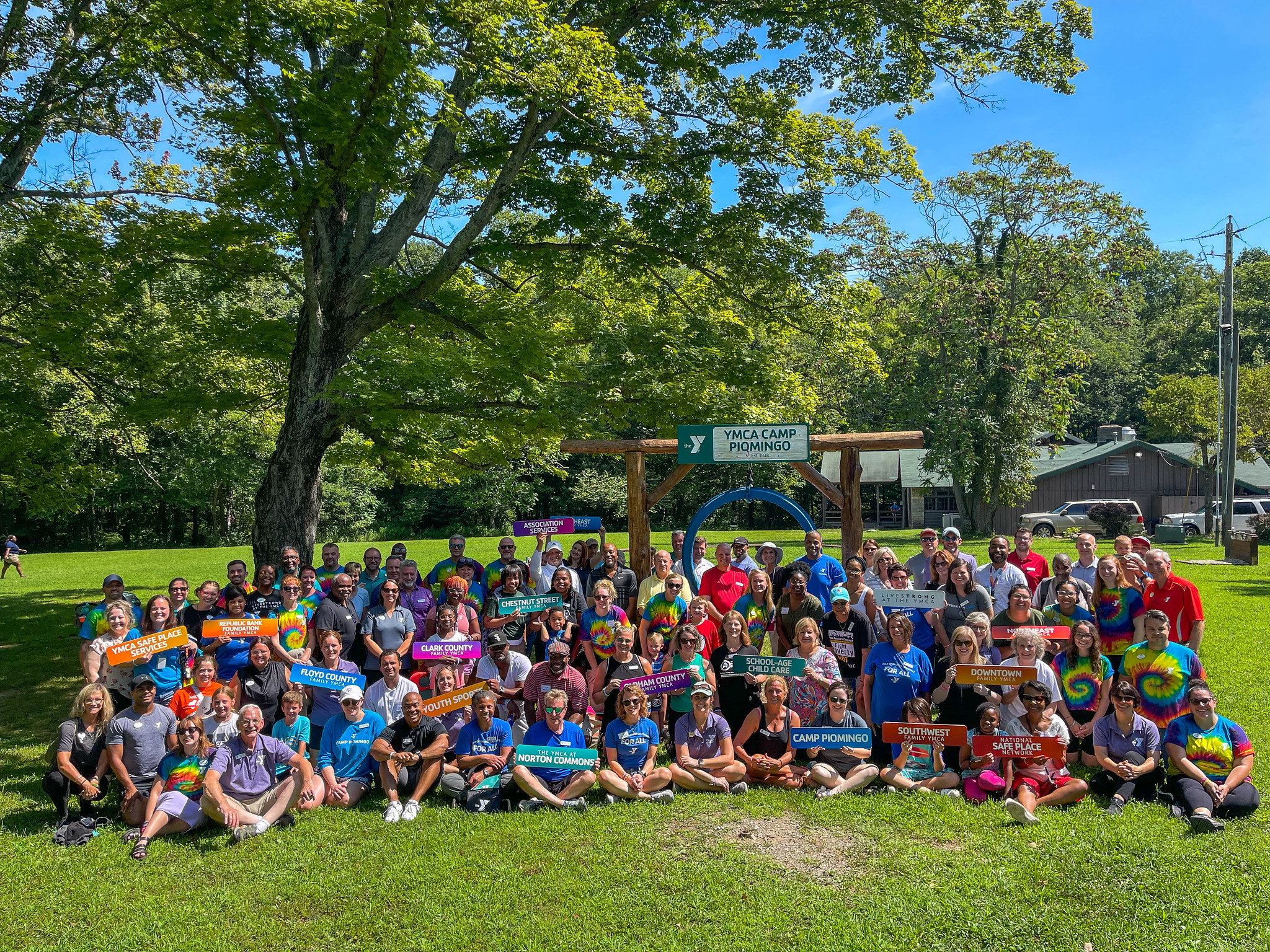 YMCA staff group photo YMCA staff group photo