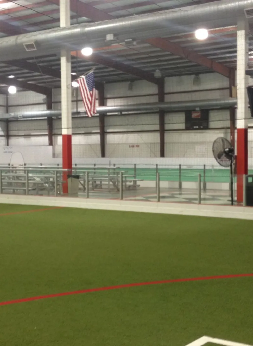 Indoor arena field
