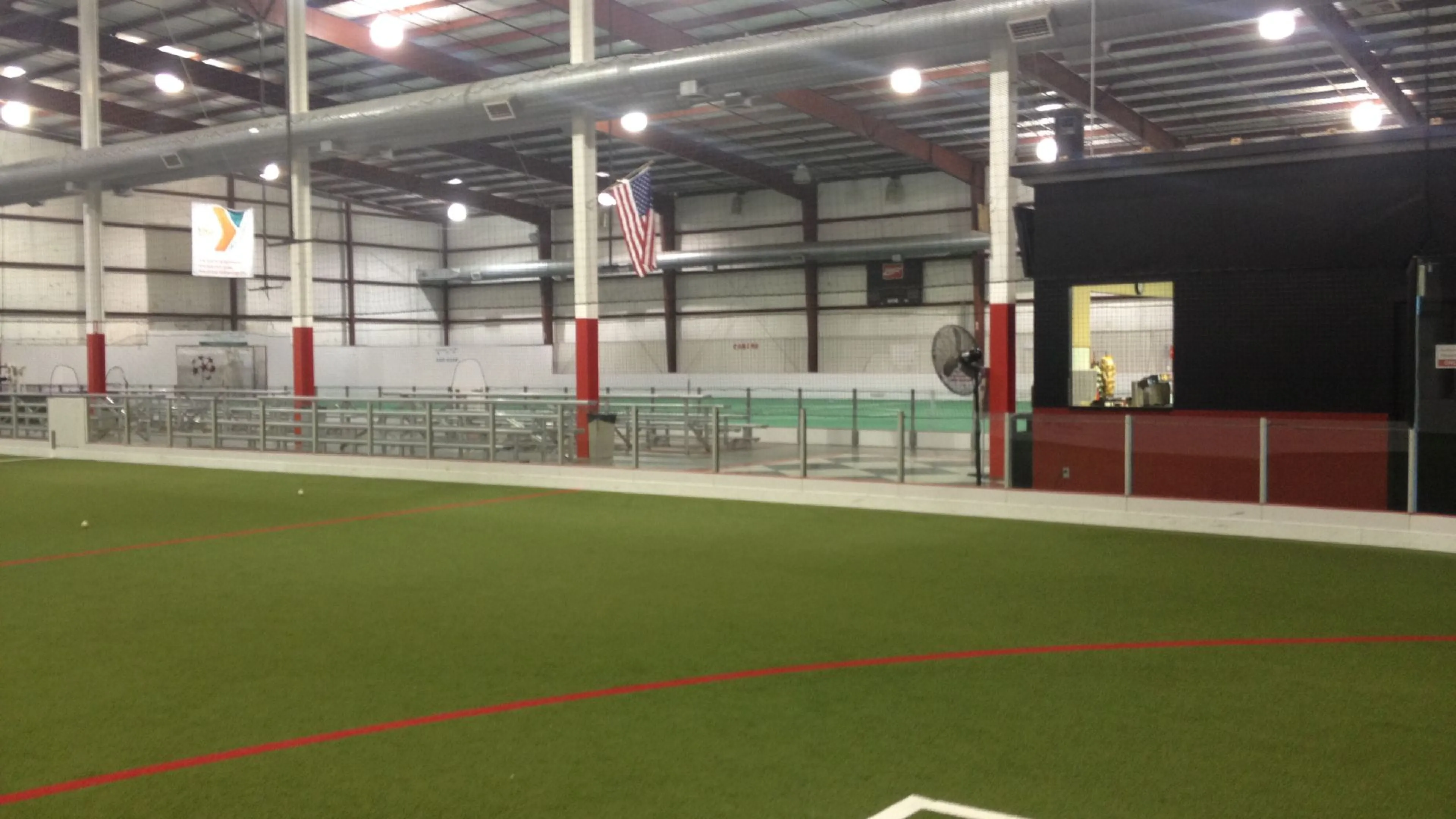 Indoor arena field